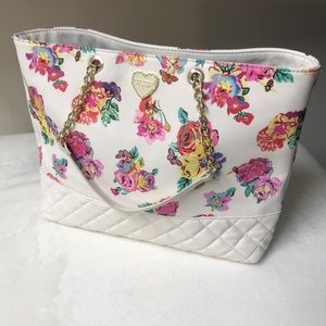 🌺🌸💕Bestsey Johnson Large Floral Tote 💕🌸🌺
